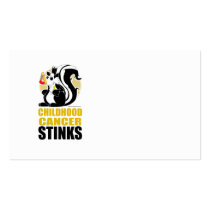 Childhood Cancer Stinks Business Card Template