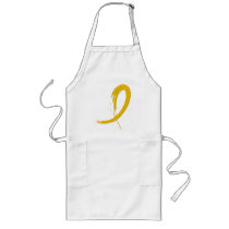 Childhood Cancer's Gold Ribbon A4 Apron
