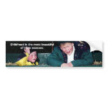 Childhood Is... Bumper Sticker
