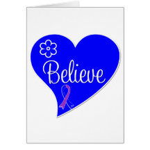 Childhood Stroke Believe Heart Greeting Cards