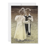Childhood sweethearts Wedding Invitation