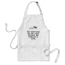 Children are starving apron