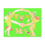 Children in Japanese Edo ara 1 postcards