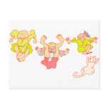 Children in Japanese Edo ara 1 postcards