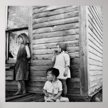 Children in Poverty: 1930s Print