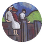 CHILDREN ON A WALL STICKER