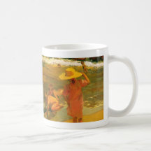 Children on the Sea-shore - Joaquín Sorolla Coffee Mugs
