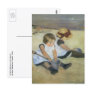 Children Playing on the Beach by Mary Cassatt Postcard