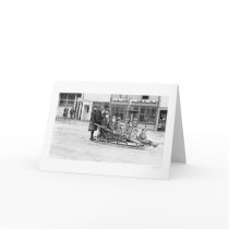 Children Sleigh Seward Alaska 1912 Card