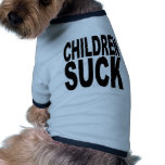 Children Suck pet clothing
