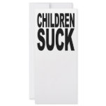 Children Suck rack cards