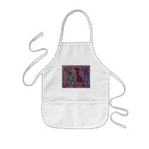 CHILDREN WITH BROLLYS APRONS