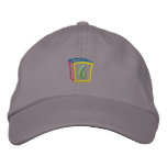 Childrens Block Puff 6 embroidered hats