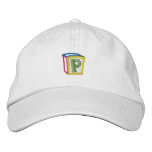 Childrens Block Puff P Embroidered Baseball Caps