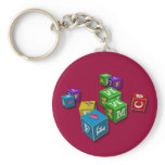 Childrens Blocks - Keychain