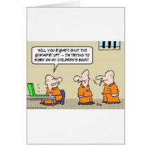 childrens book prisoner swearing greeting cards