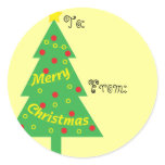 Children's Christmas Name Tags stickers