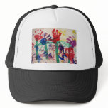 Children's handprint Garden hats