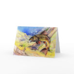 Children's Winning Artwork: brook trout Greeting Cards