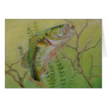 Children's Winning Artwork: largemouth bass Greeting Card
