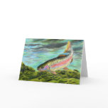 Children's Winning Artwork: rainbow trout Greeting Card