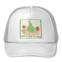Child's Art, Green Trucker Hats