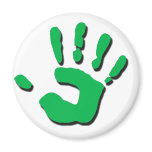 Child's Hand Print magnets