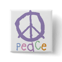 Child's Peace Sign Pin