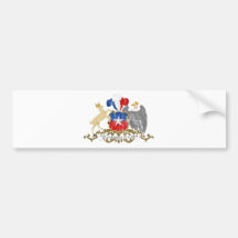 Chile Coat Of Arms Bumper Sticker