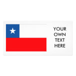 Chile Flag photo cards