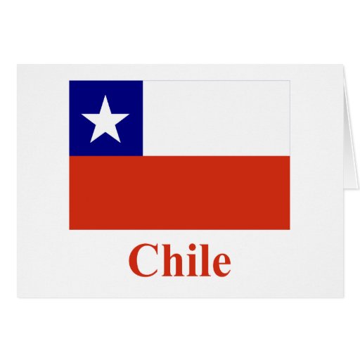 Chile Flag with Name Zazzle