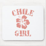 Chile Pink Girl Mouse Pads