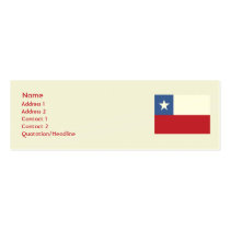 Chile - Skinny business cards