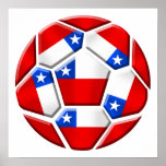 Chile soccer futbol shirts and gifts for Chileans posters