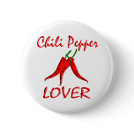 Chili Pepper Lover Pinback Button