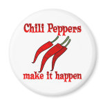 Chili Peppers Fridge Magnets