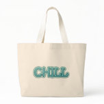 Chill Blue Icy Letters bags