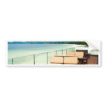 Chill out by the beach bumper stickers
