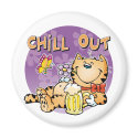 Chill Out Cat magnets