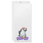 chill out penguin rack cards