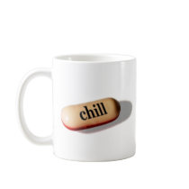 Chill Pill Beverage Container Coffee Mug
