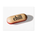 Chill Pill Post Card postcards