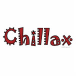 Chillax Acrylic Desktop Sculpture (Red) photo sculptures