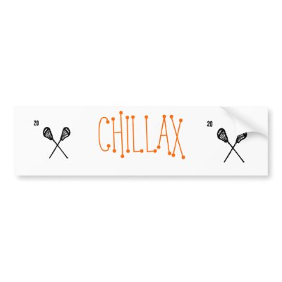 CHILLAX BUMPER STICKER by kinacheer