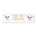 CHILLAX bumper stickers