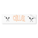 CHILLAX bumper stickers