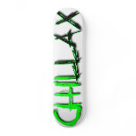 Chillax green/black skateboards