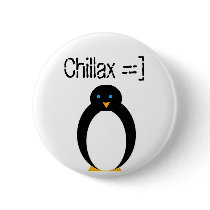 chillax penguin pin