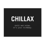 chillax postcards