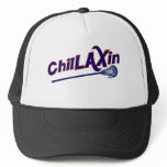 Chillaxin Lacrosse LAX Gifts hats